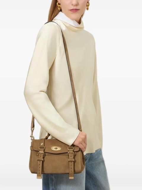 Mulberry mini Alexa braided-handle tote bag - Brown - zdjęcie produktu nr 2