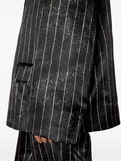 Jean Paul Gaultier pinstripe-pattern jacket - Black - zdjęcie produktu nr 2