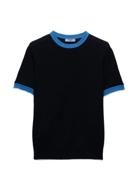 Prada short-sleeve cashmere sweater - Black - zdjęcie produktu nr 1