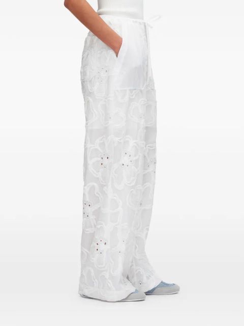 3.1 Phillip Lim floral trousers - White
