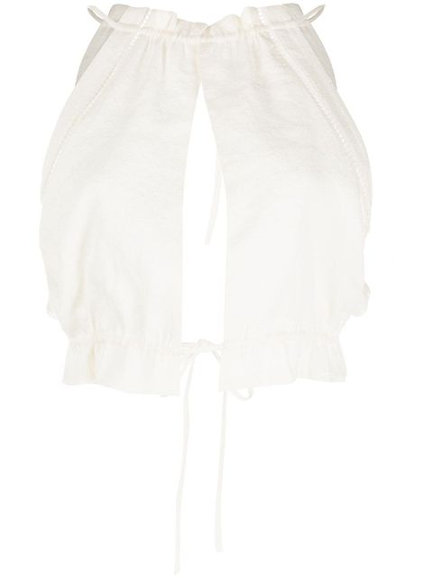 Cult Gaia cut-out Orli blouse - White - zdjęcie produktu nr 1