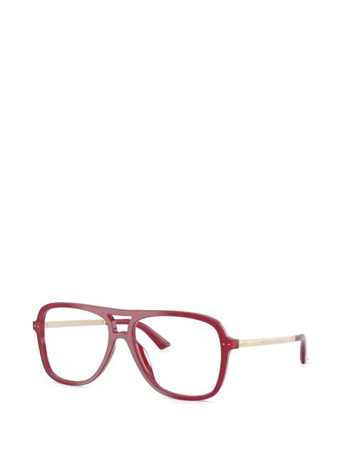 Jimmy Choo pilot metal glasses - Red - zdjęcie produktu nr 2