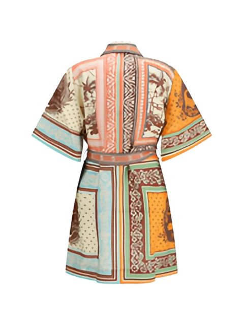 ALEMAIS belted mini dress - Orange - zdjęcie produktu nr 2