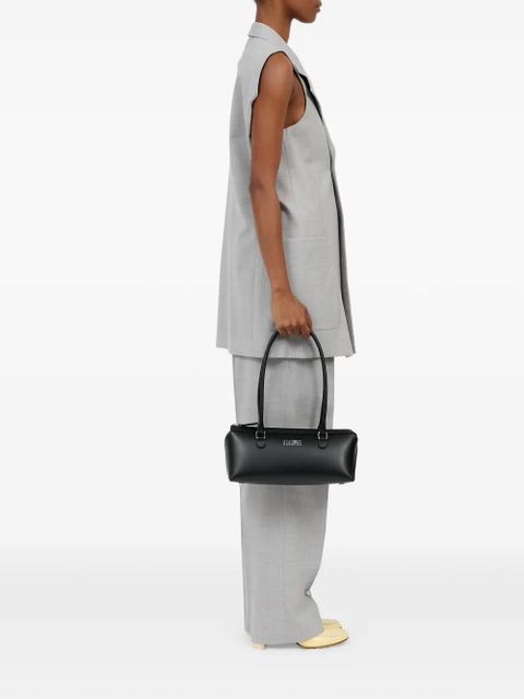 MM6 Maison Margiela medium Bauletto J leather shoulder bag - Black - zdjęcie produktu nr 2