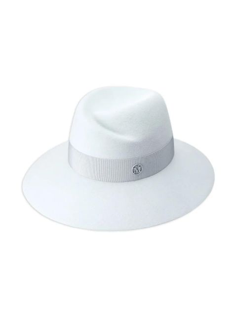 Maison Michel Virginie wool-felt fedora hat - Blue - zdjęcie produktu nr 1