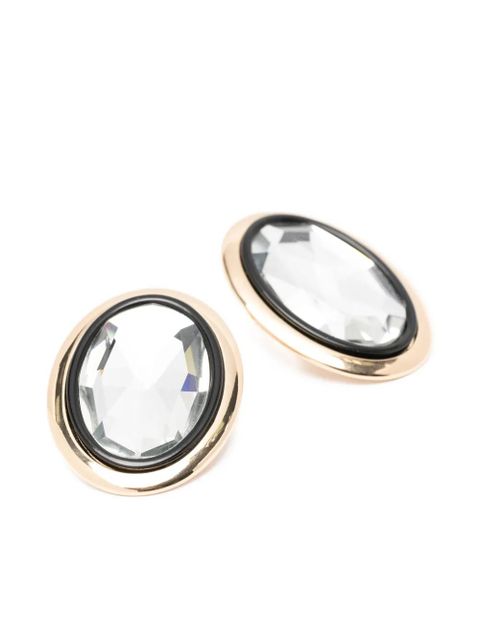 Self-Portrait oval-shape earrings - Gold - zdjęcie produktu nr 2