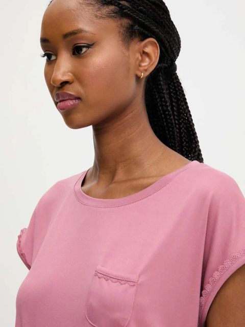 Answear.LAB piżama damska kolor różowy