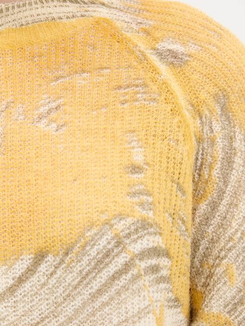 Desigual sweter z wełną HYDER damski kolor beżowy lekki 25WWJF31