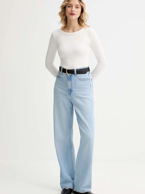 MUUV. longsleeve MUUV. x Answear kolor biały - zdjęcie produktu nr 2