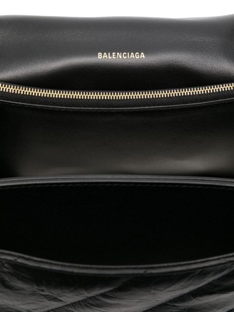 Balenciaga Crush quilted shoulder bag - Black