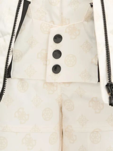 Guess kurtka narciarska kolor beżowy W4PL3N WH0K0