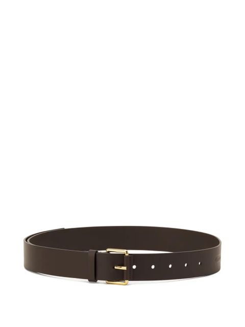 Lanvin leather buckle belt - Brown - zdjęcie produktu nr 1