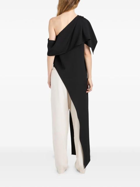 Proenza Schouler Haya ruffled top - Black