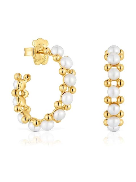 Tous kolczyki ze srebra pokrytego złotem - zdjęcie produktu nr 1