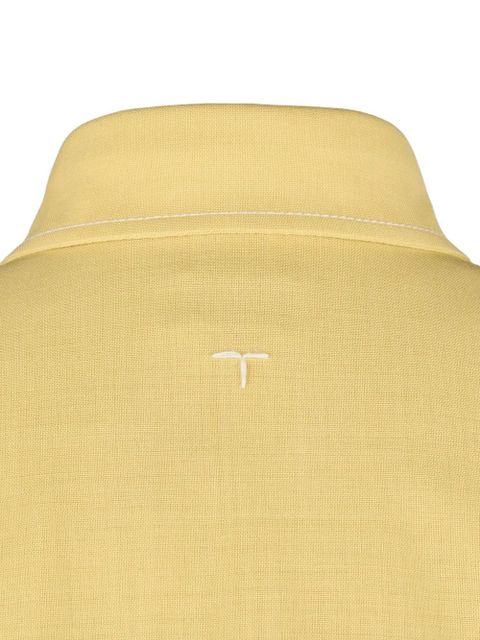 Tod's tonal-stitch shirt - Yellow
