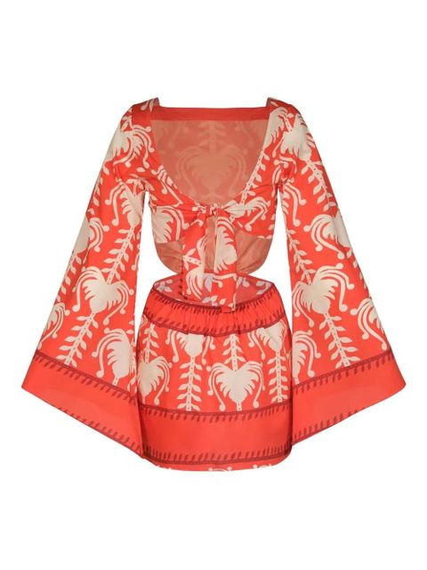 Johanna Ortiz Words of Wisdom dress - Red