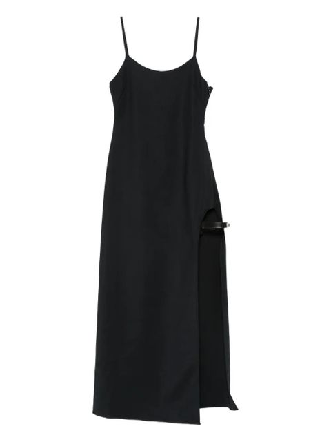 Coperni side-split strap midi dress - Black - zdjęcie produktu nr 1