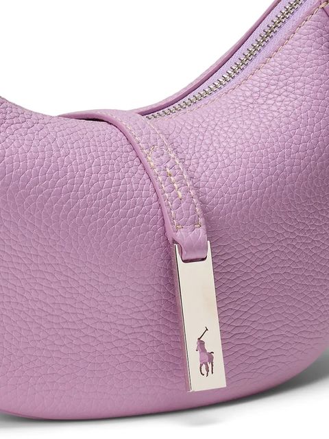 Polo Ralph Lauren torebka skórzana kolor fioletowy 428929940