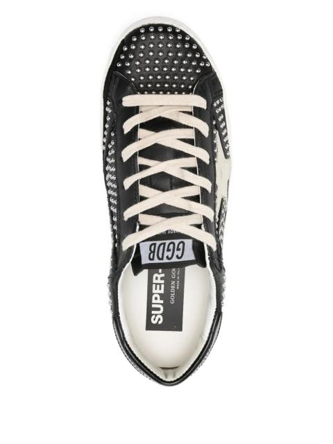 Golden Goose Super-Star studded sneakers - Black