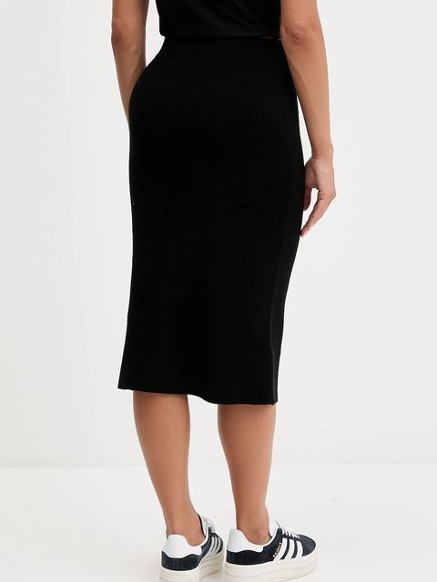 Karl Lagerfeld Jeans spódnica kolor czarny midi ołówkowa A4W12005 - zdjęcie produktu nr 2