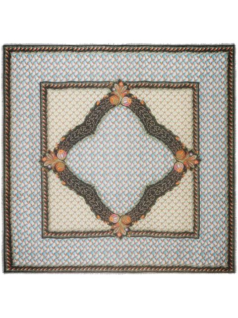 ETRO abstract-print scarf - Blue - zdjęcie produktu nr 1