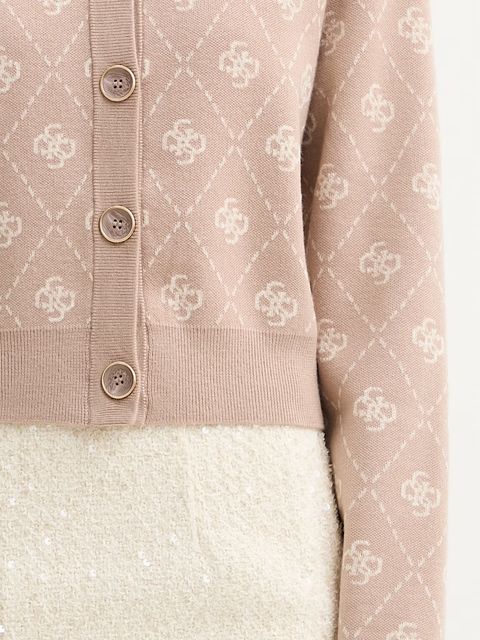 Guess kardigan z domieszką wełny SARAH