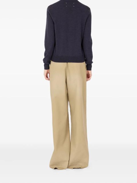 Maison Margiela wool cardigan - Blue