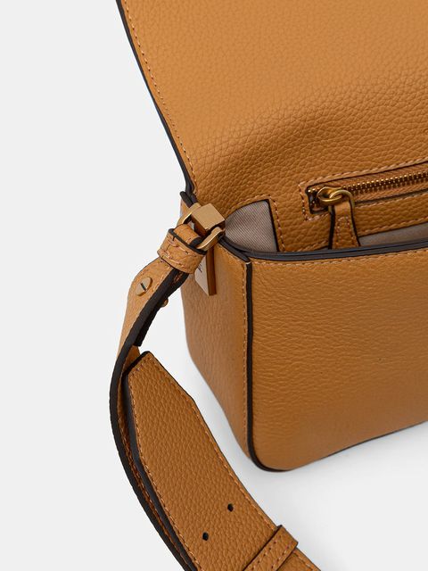 Pinko torebka skórzana kolor pomarańczowy 104340 A2OX