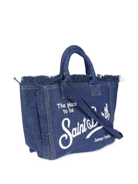 MC2 Saint Barth Colette frayed tote-bag - Blue