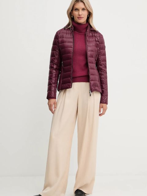 Armani Exchange kurtka puchowa kolor bordowy przejściowa XW001920 AF18757
