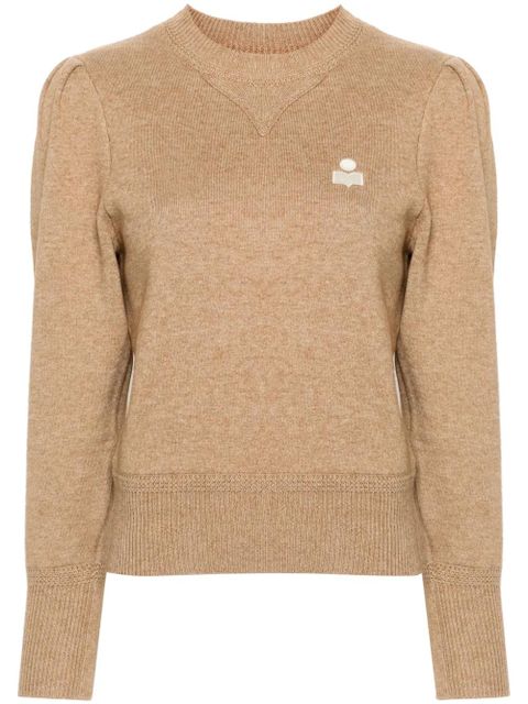 MARANT ÉTOILE Kelaya logo-embroidered jumper - Neutrals - zdjęcie produktu nr 1