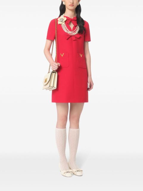 Valentino Garavani Crepe Couture mini dress - Red