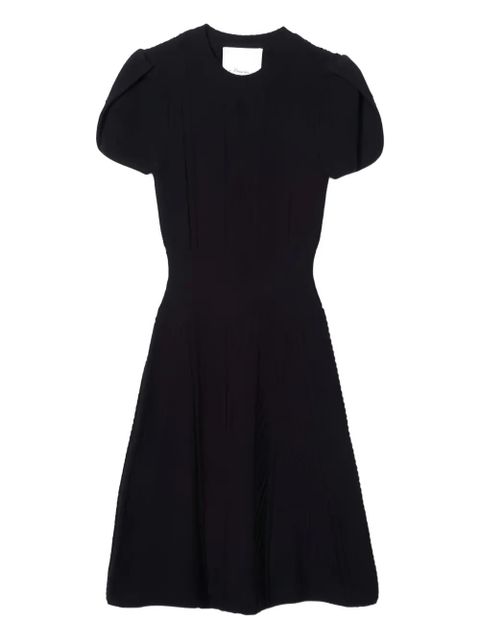 3.1 Phillip Lim cable-knit short-sleeve mini dress - Black - zdjęcie produktu nr 1