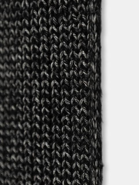 Sisley szalik z dodatkiem wełny damski kolor czarny wzorzysty 1H5BLU00Z - zdjęcie produktu nr 2