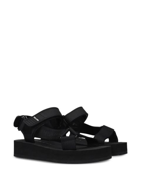 Prada touch-strap platform sandals - Black - zdjęcie produktu nr 2