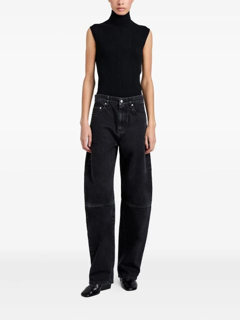 Proenza Schouler Fontana belt-loop jeans - Black
