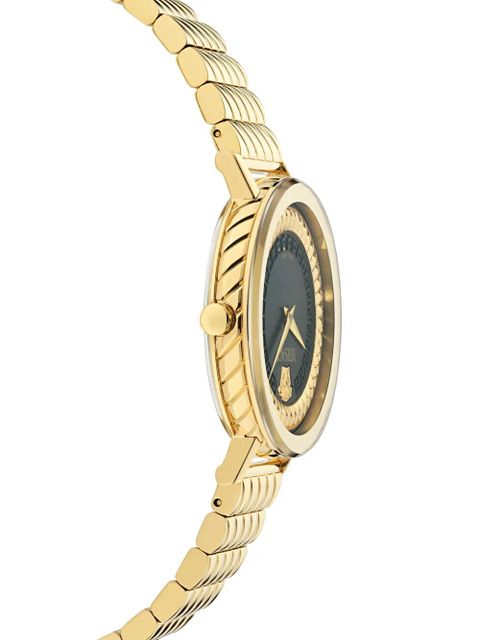 Versace Greca stainless steel Greek -Key Round 35mm - Black - zdjęcie produktu nr 2