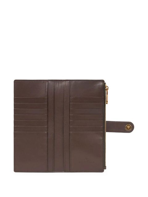 ETRO paisley-jacquard wallet - Brown