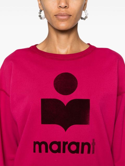 MARANT ÉTOILE Mobyli logo-print sweatshirt - Pink