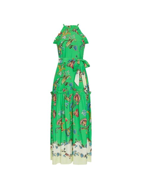 Marie Oliver Keenan ruffled floral print dress - Green - zdjęcie produktu nr 1