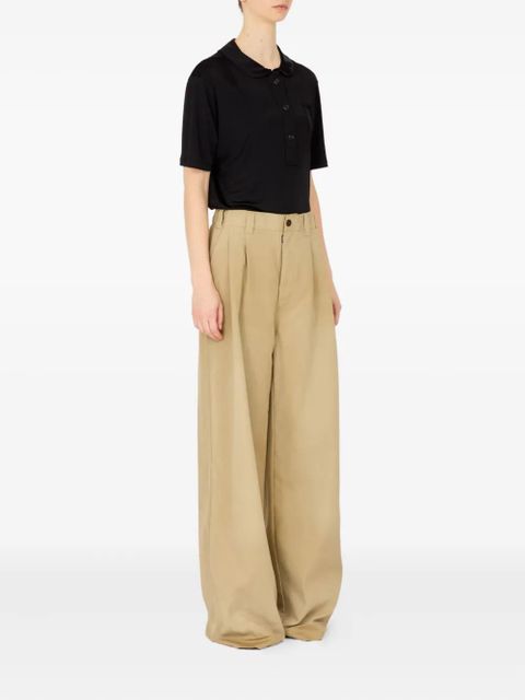 Maison Margiela wide-leg tailored trousers - Neutrals - zdjęcie produktu nr 2