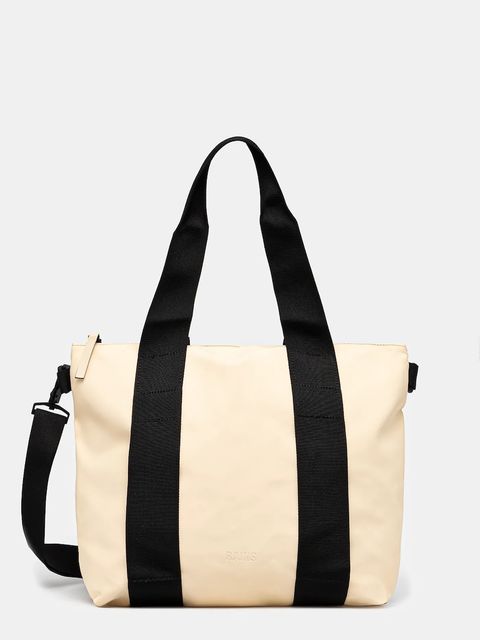 Rains torba Tote Bag Micro W3 kolor beżowy 14180 - zdjęcie produktu nr 1