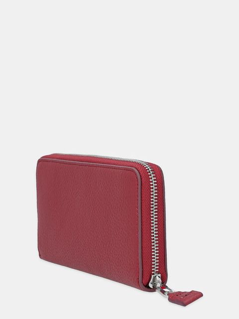 Tommy Jeans portfel damski kolor bordowy AW0AW17585