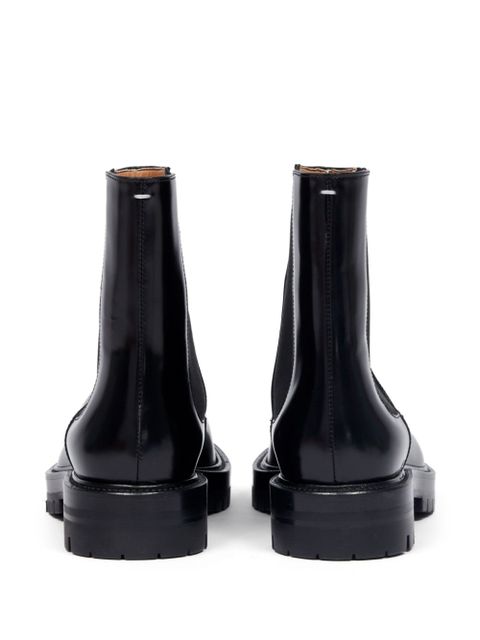 Maison Margiela Tabi leather Chelsea boots - Black