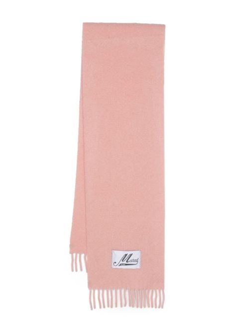 Marni brushed alpaca-wool-blend scarf - Pink - zdjęcie produktu nr 1