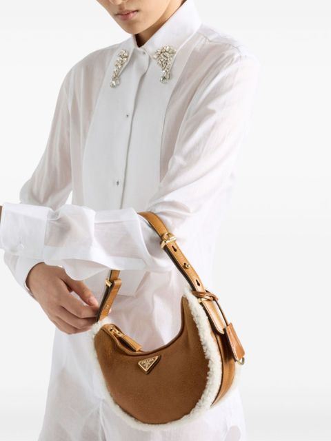 Prada small Arqué shoulder bag - Brown - zdjęcie produktu nr 2