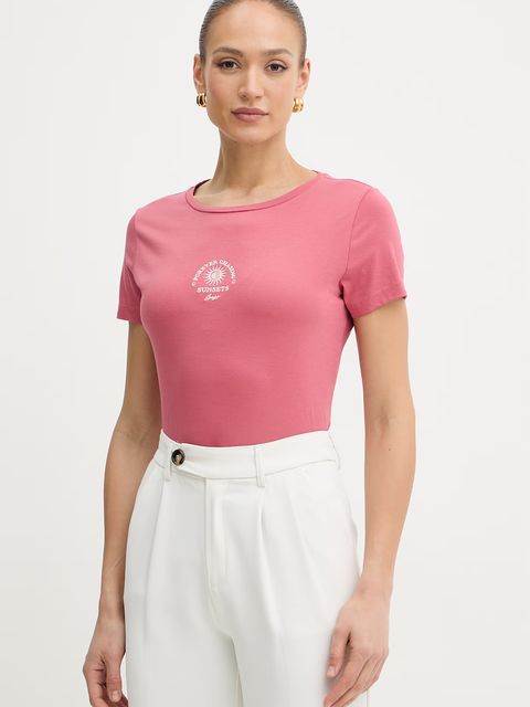 BOSS Orange t-shirt damski bawełniany C Elove 4 - zdjęcie produktu nr 2