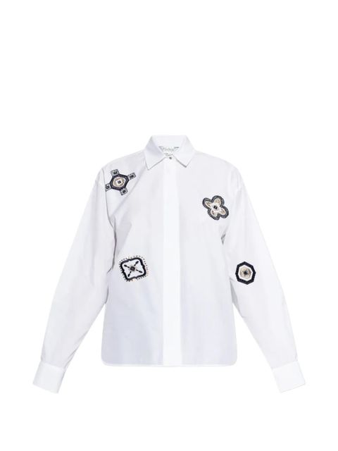 Max Mara embellished shirt - White - zdjęcie produktu nr 1
