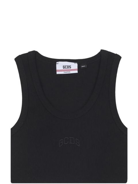 GCDS ribbed top - Black