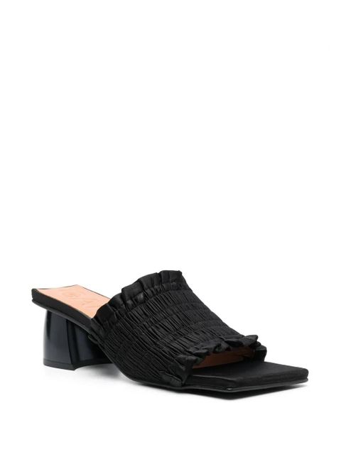 GANNI 65mm Smock sandals - Black - zdjęcie produktu nr 2